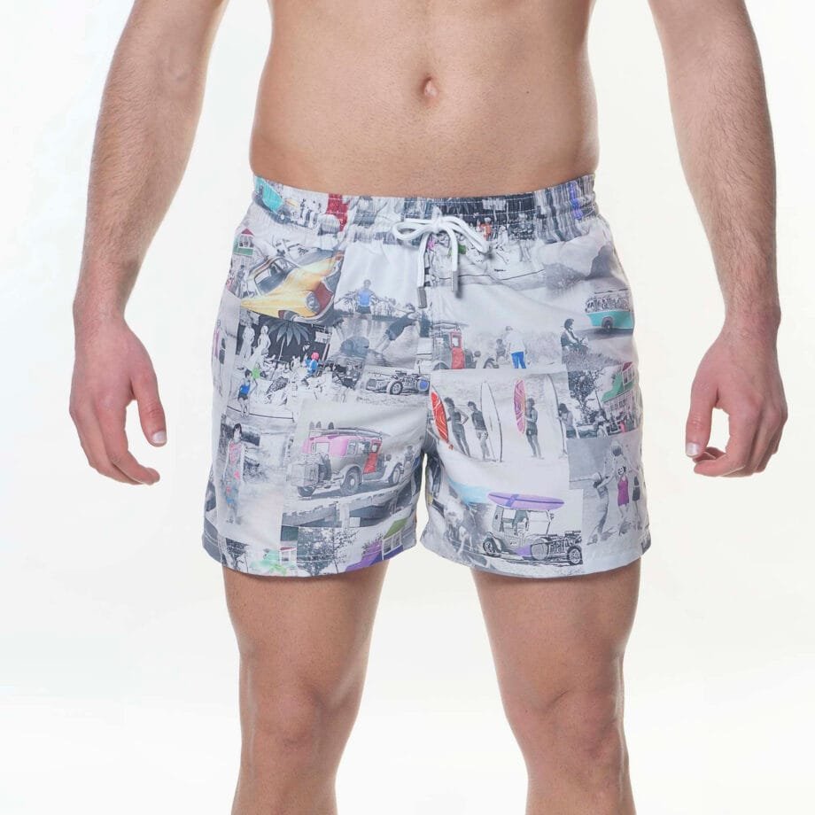 1183 Μαγιό shorts Print