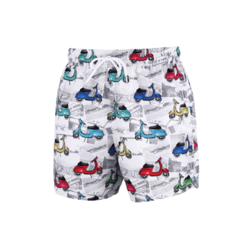 1184 Μαγιό shorts με τύπωμα