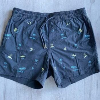 1490 Μαγιό shorts με multi κέντημα