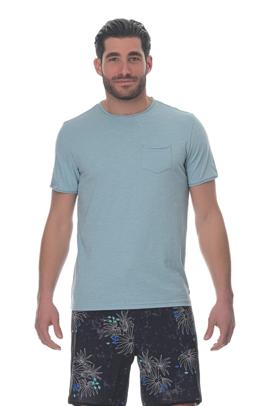 55-425 T-shirt solid regular fit