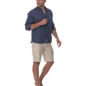 440-322 Βερμούδα λινή Cargo