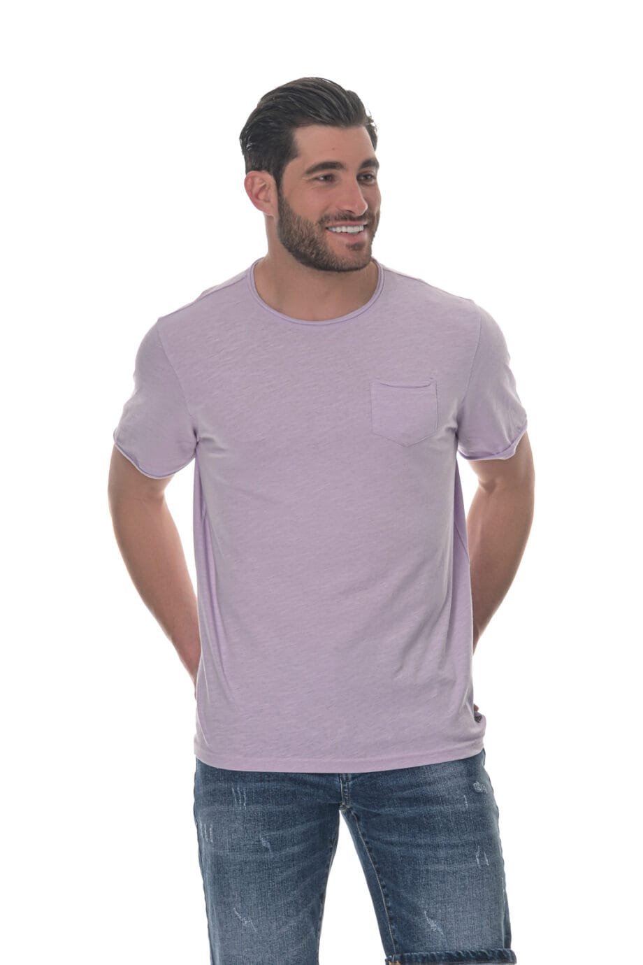 55-425 T-shirt solid regular fit