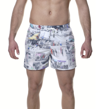 1183 Μαγιό shorts Print